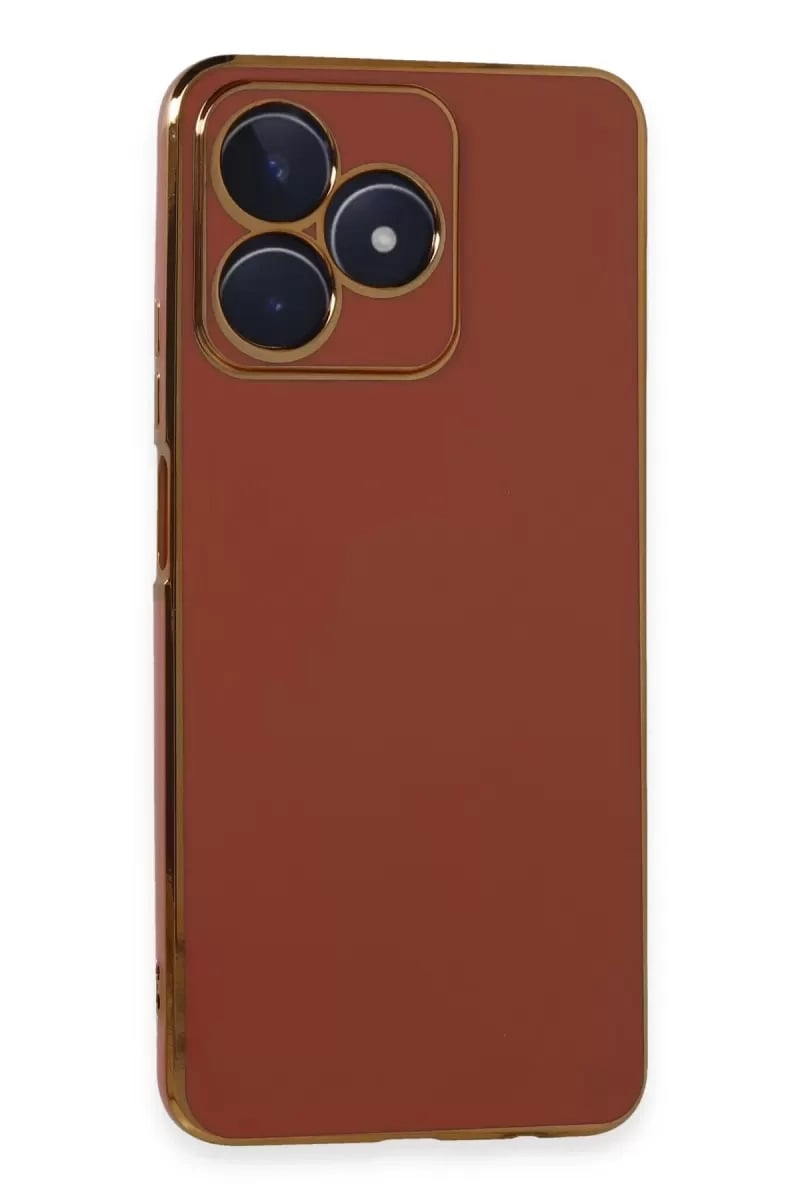 Realme C53 Kılıf Volet Silikon - Kırmızı