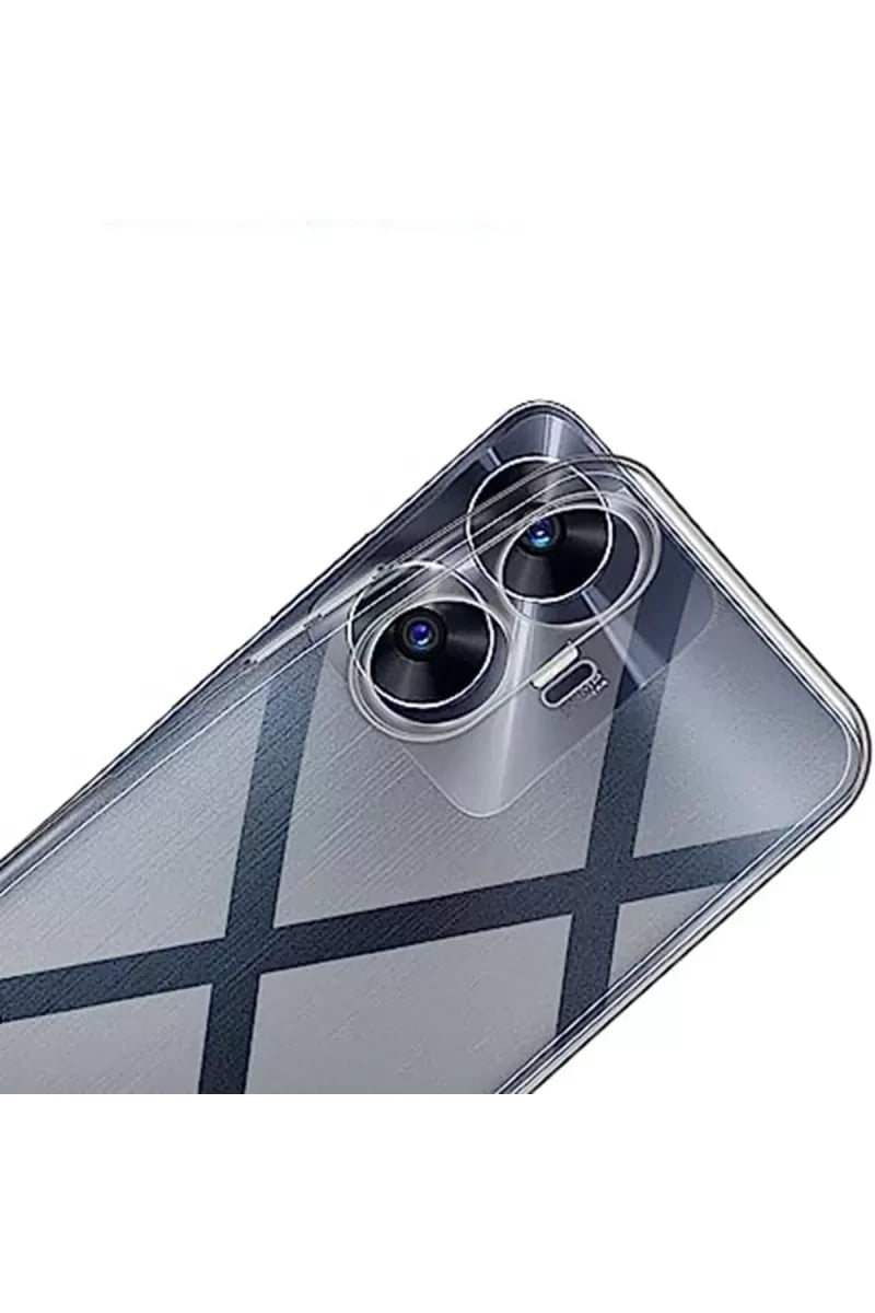 Realme C55 Kılıf Lüx Şeffaf Silikon