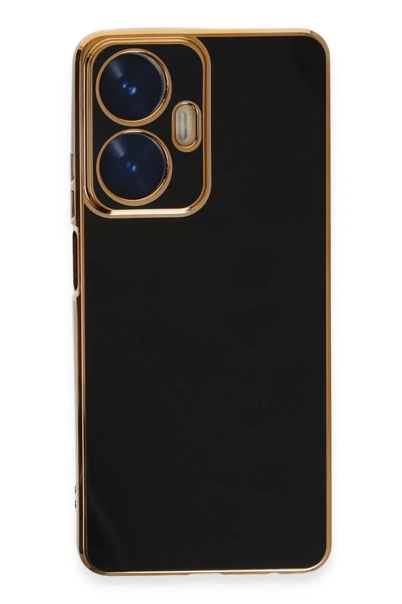 Realme C55 Kılıf Volet Silikon - Siyah