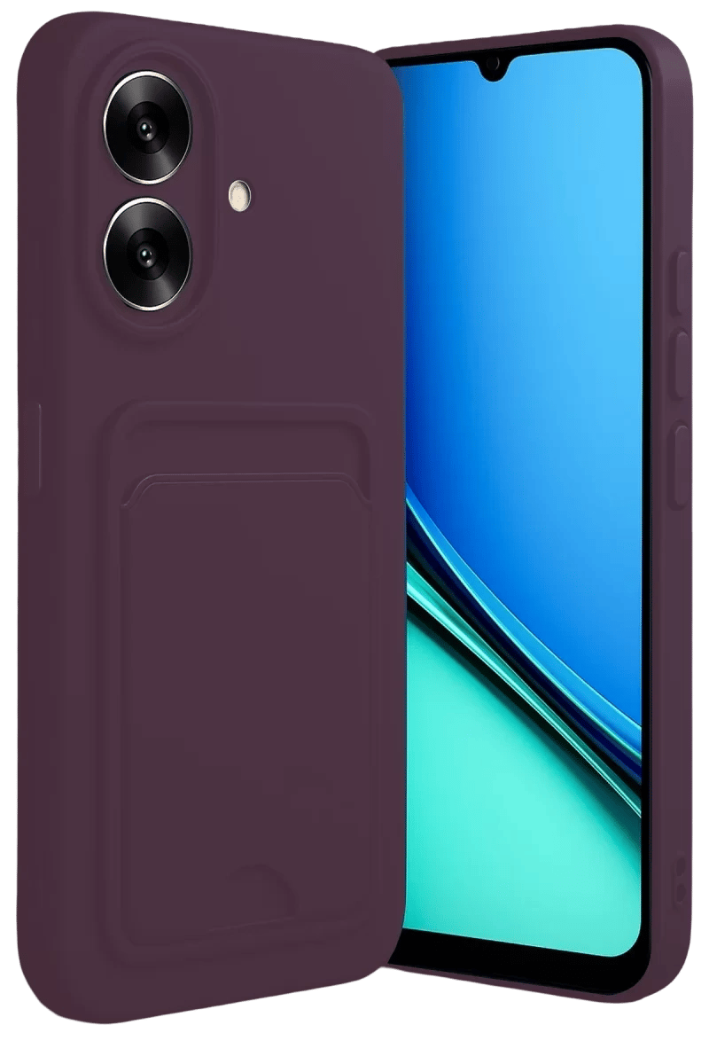 Realme Note 60 Kelvin Kartvizitli Silikon - Derin Mor