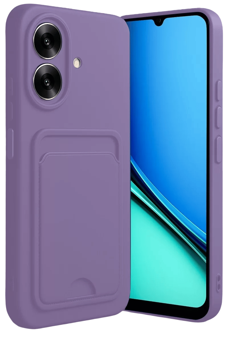Realme Note 60 Kelvin Kartvizitli Silikon - Lila