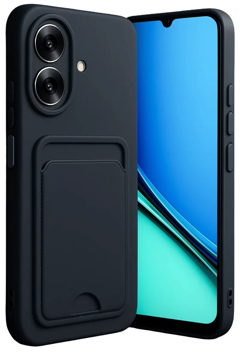 Realme Note 60 Kelvin Kartvizitli Silikon - Siyah