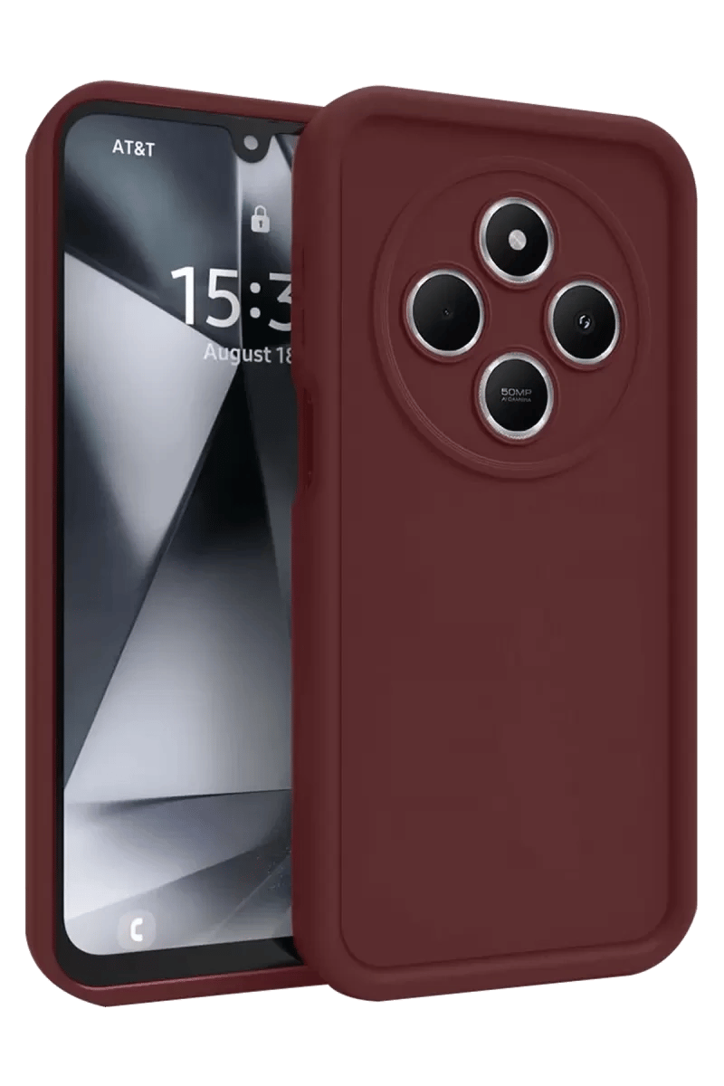 Redmi 14C Kılıf Viera Silikon - Bordo
