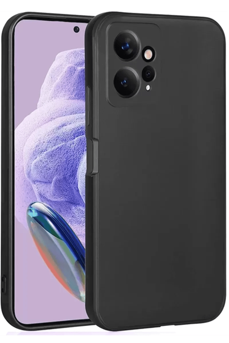 Redmi Note 12 4G Kılıf First Silikon - Siyah