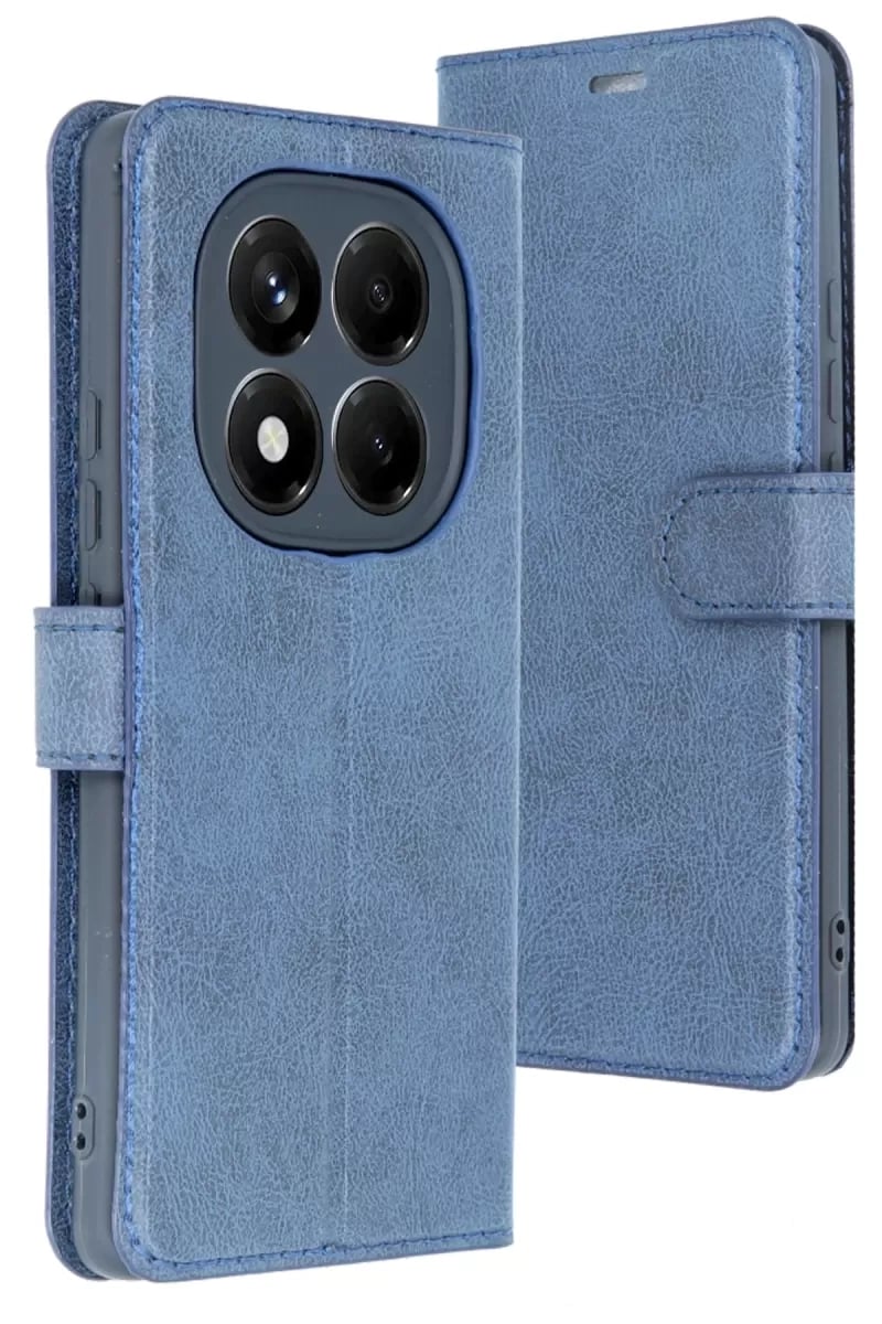Redmi Note 14 4G Kılıf Trend S Plus Kapaklı Kılıf - Lacivert