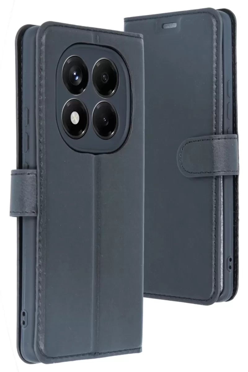 Redmi Note 14 4G Kılıf Trend S Plus Kapaklı Kılıf - Siyah