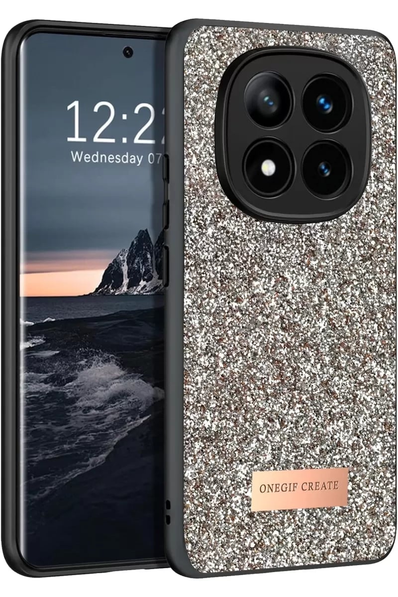 Redmi Note 14 Pro 4G Bright Simli Kapak - Gold