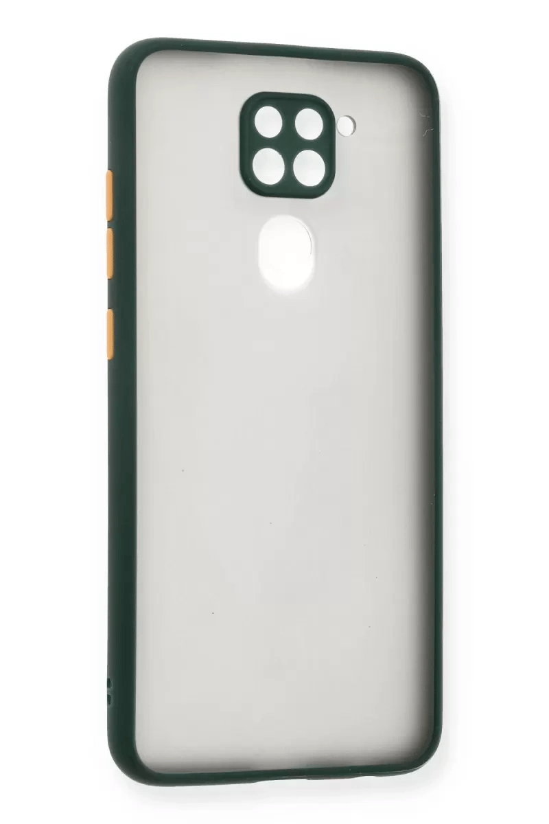 Redmi Note 9 Kılıf Montreal Silikon Kapak - Yeşil