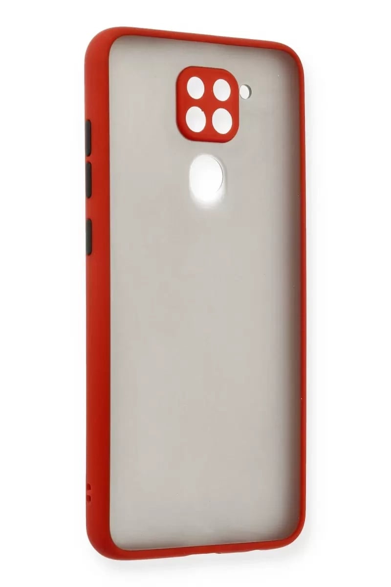 Redmi Note 9 Kılıf Montreal Silikon Kapak - Kırmızı