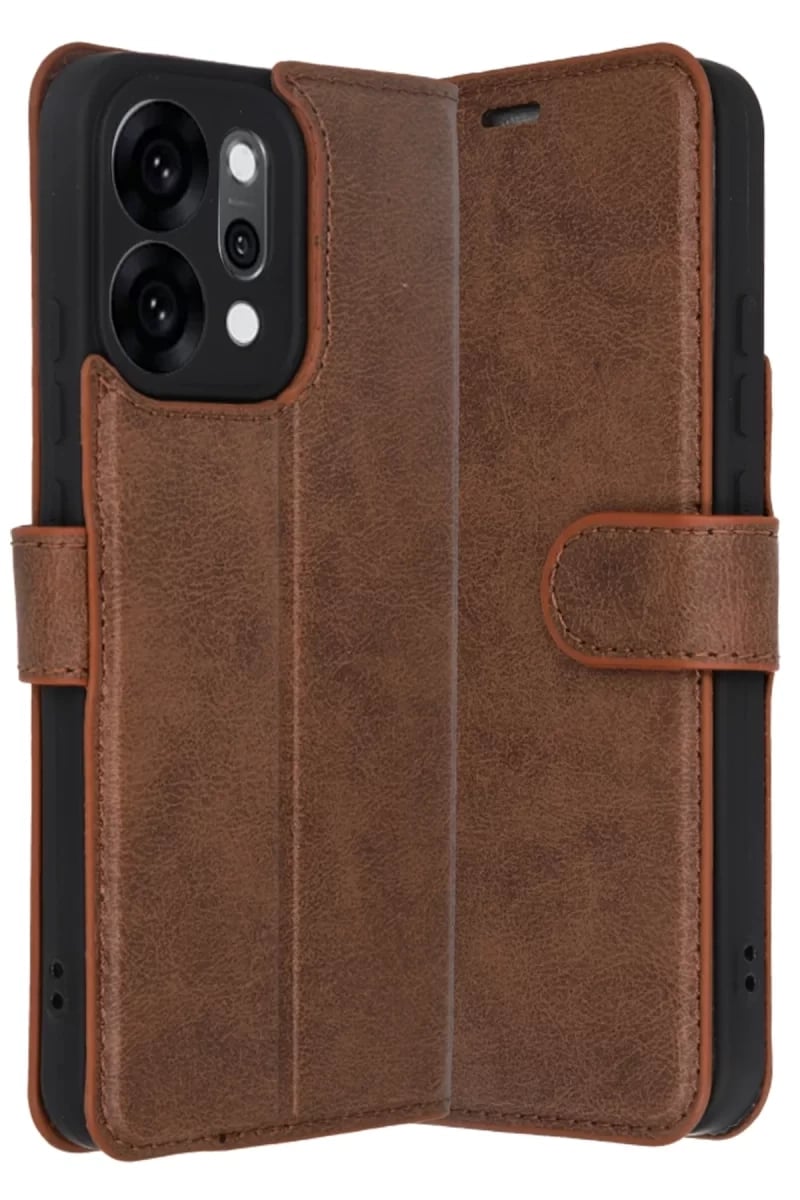 Reno 14 Trend S Plus Kapaklı Kılıf - Taba