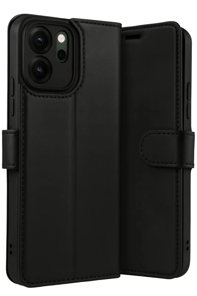 Reno 14F Trend S Plus Kapaklı Kılıf - Siyah