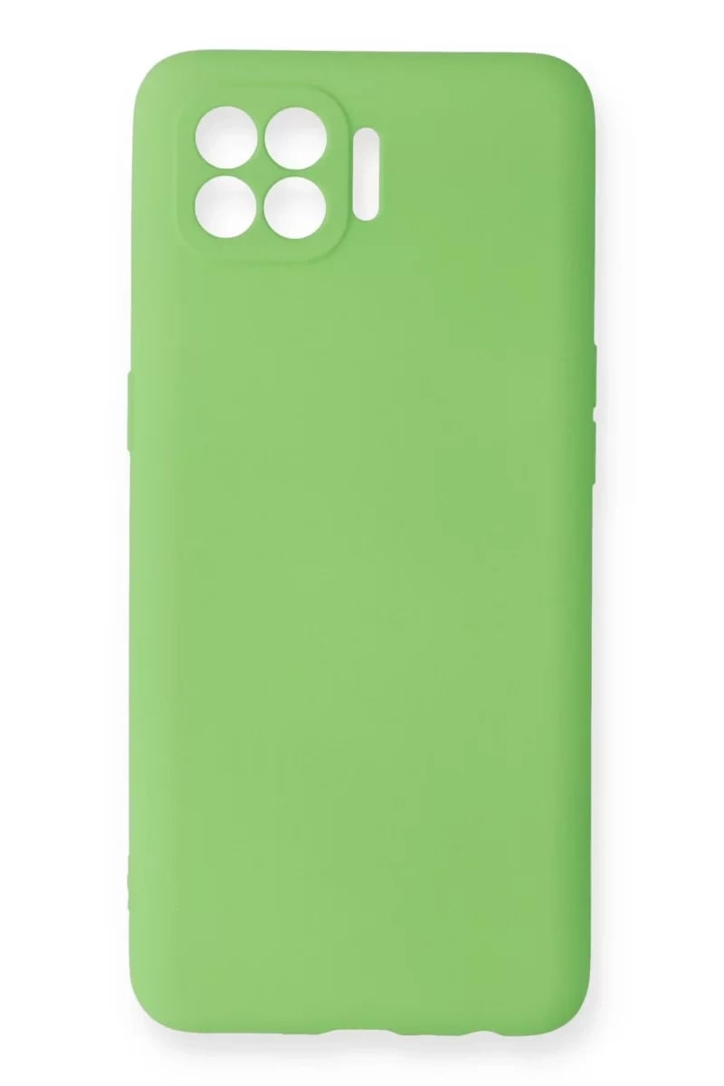 Reno 4 Lite Kılıf First Silikon - Yeşil