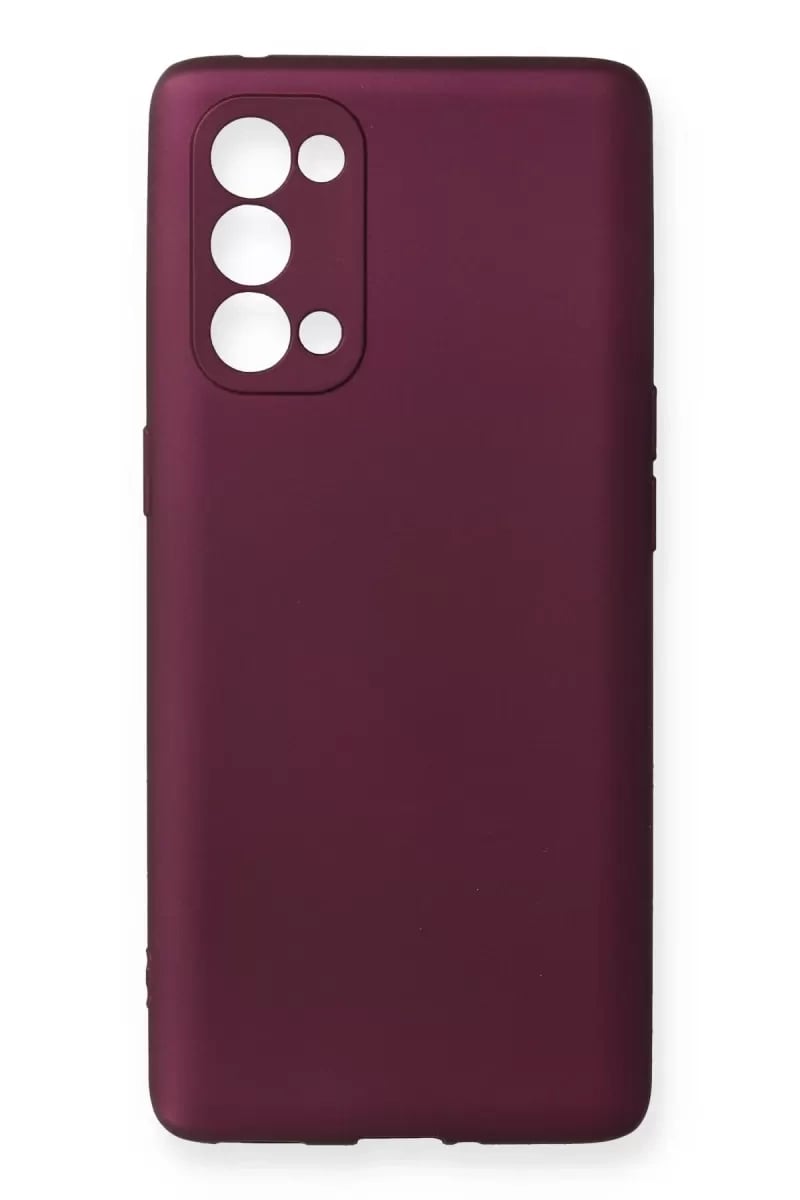 Reno 5 Pro Kılıf First Silikon - Mürdüm