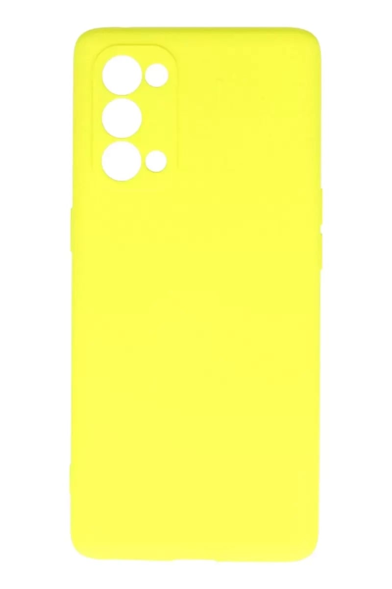 Reno 5 Pro Kılıf First Silikon - Sarı