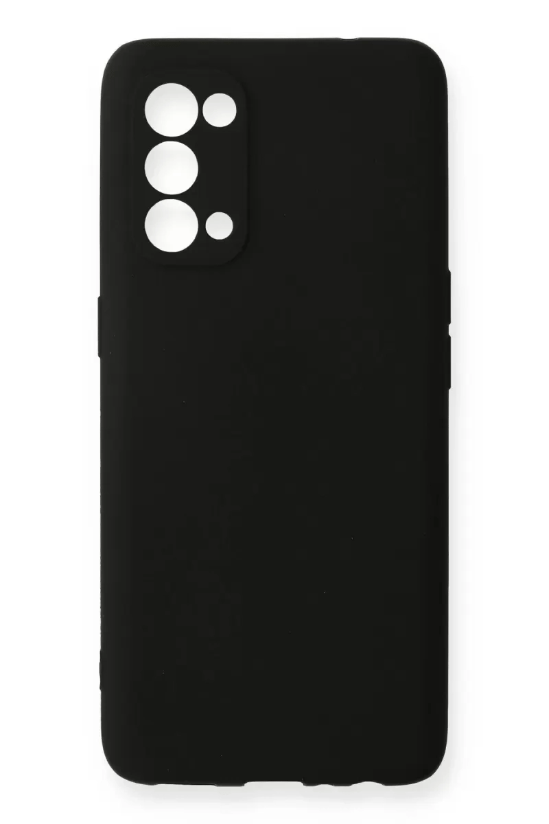 Reno 5 Pro Kılıf First Silikon - Siyah