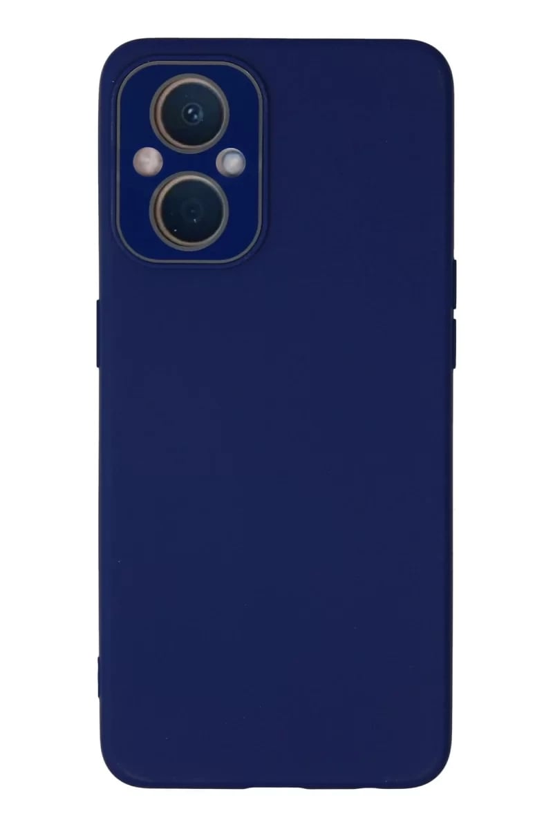 Reno 7 Lite Kılıf Lansman Glass Kapak - Sky Blue
