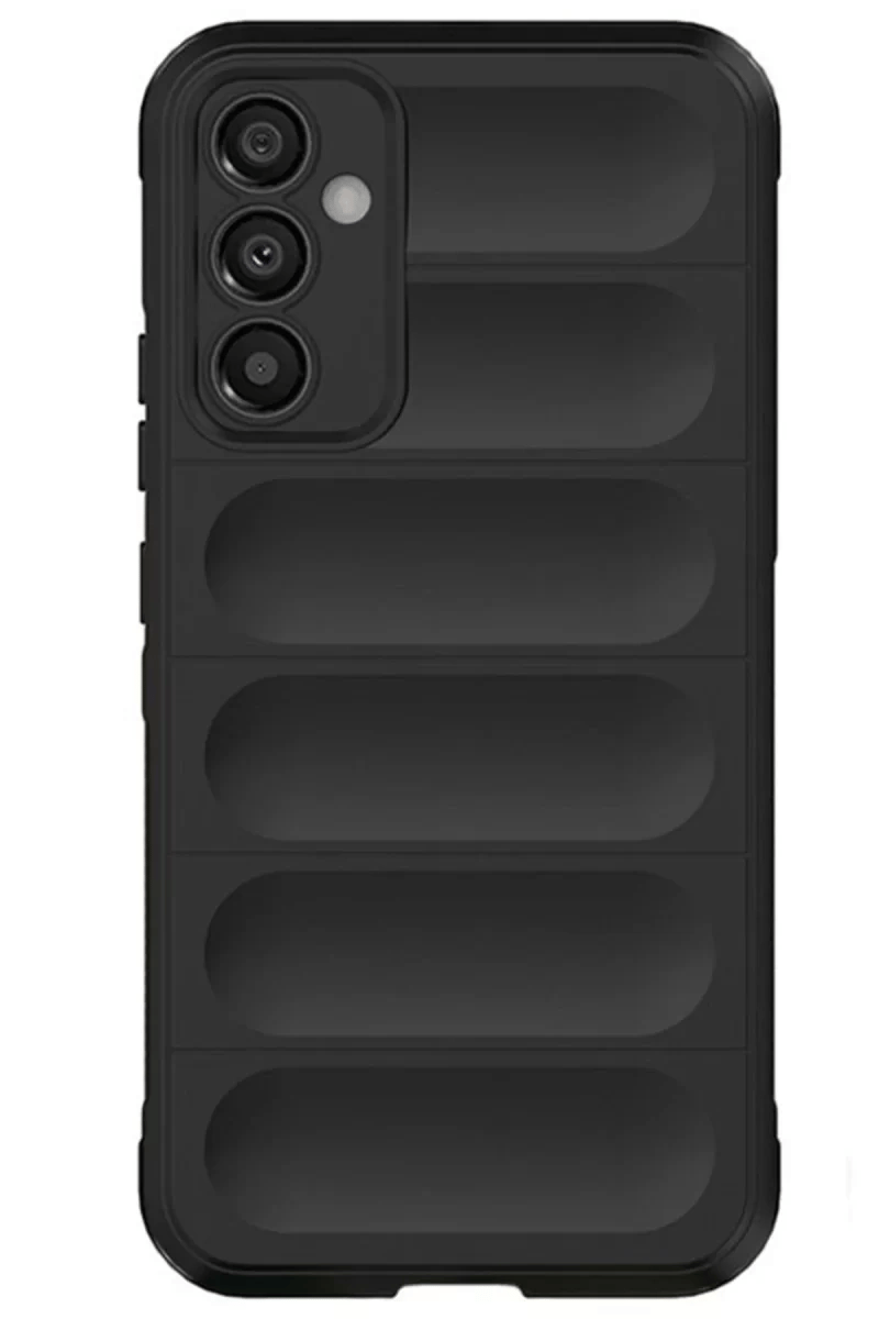 Samsung A56 Kılıf Optimum Silikon - Siyah