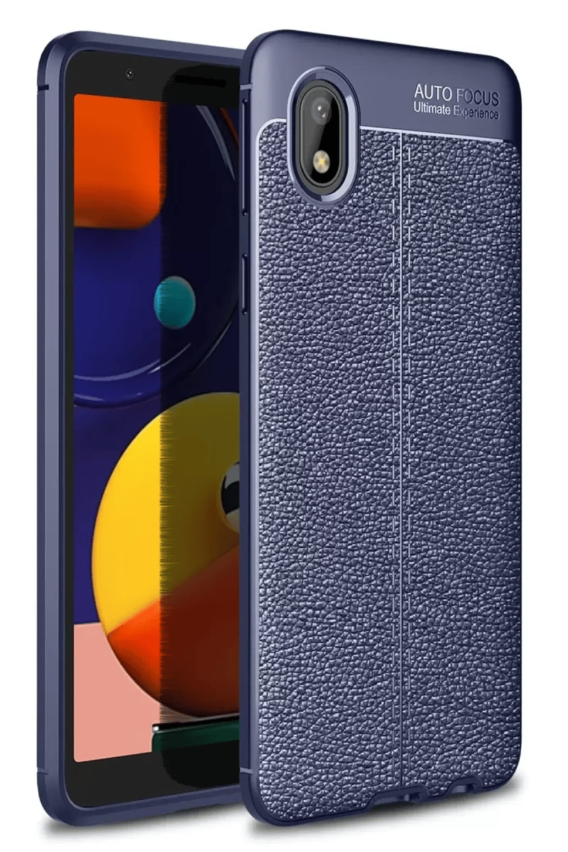 Samsung Galaxy A01 Core Kılıf Auto Focus Kapak - Lacivert