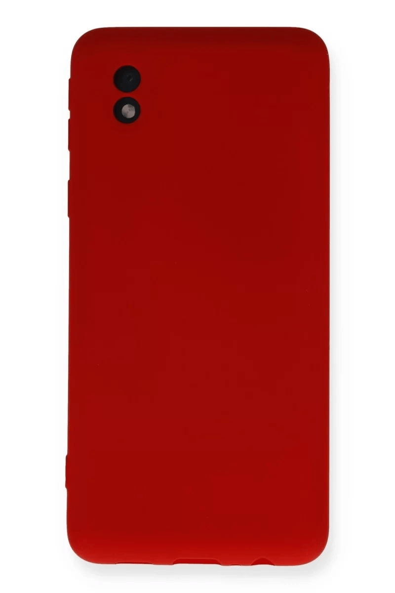 Samsung Galaxy A01 Core Kılıf Nano içi Kadife Silikon - Kırmızı