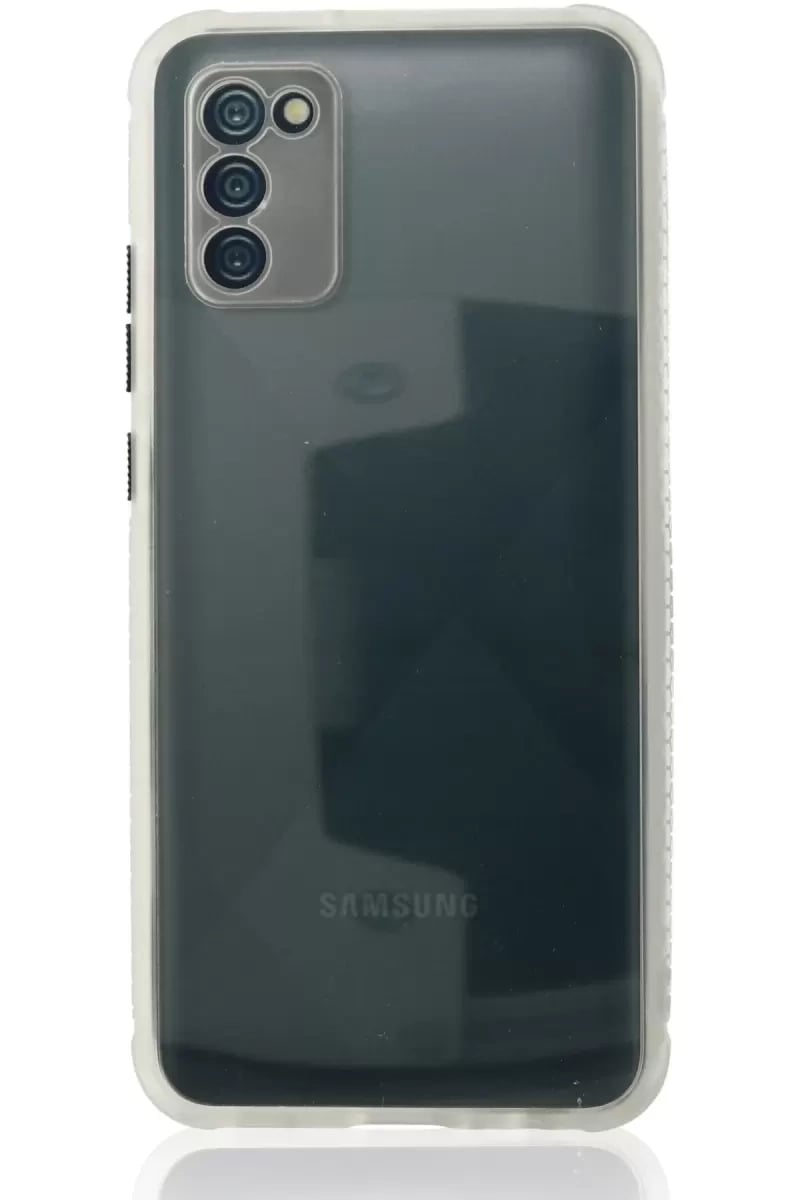 Samsung Galaxy A02S Kılıf Miami Şeffaf Silikon - Şeffaf