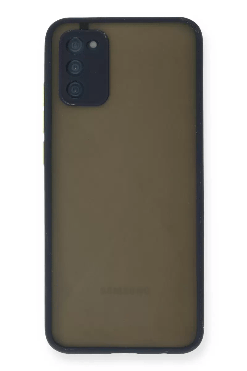Samsung Galaxy A02S Kılıf Montreal Silikon Kapak - Lacivert