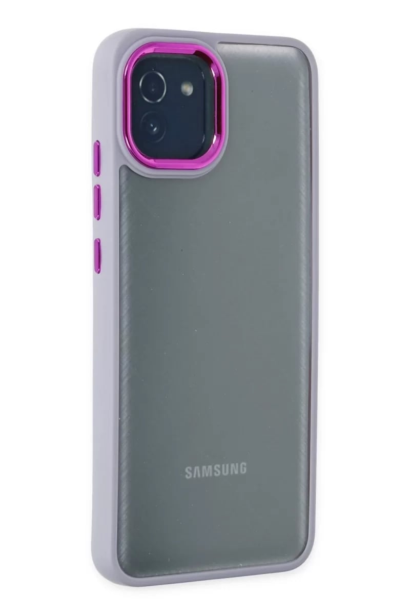 Samsung Galaxy A03 Kılıf Dora Kapak - Lila