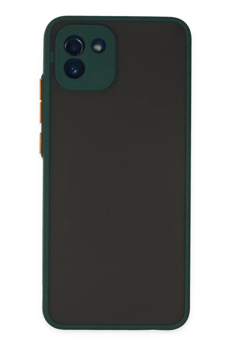 Samsung Galaxy A03 Kılıf Montreal Silikon Kapak - Yeşil