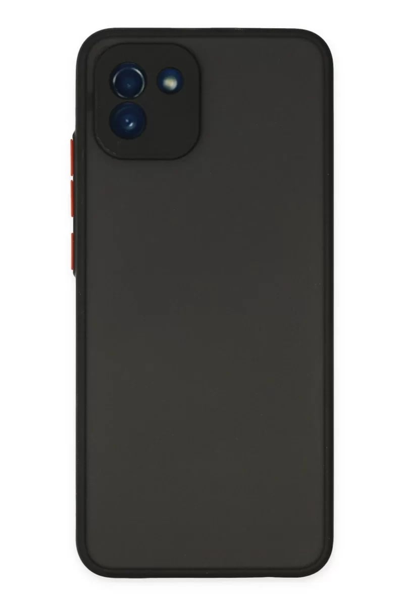 Samsung Galaxy A03 Kılıf Montreal Silikon Kapak - Siyah