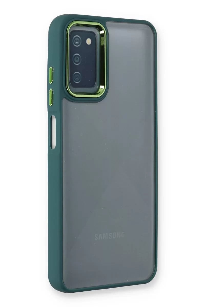Samsung Galaxy A03S Kılıf Dora Kapak - Haki Yeşil