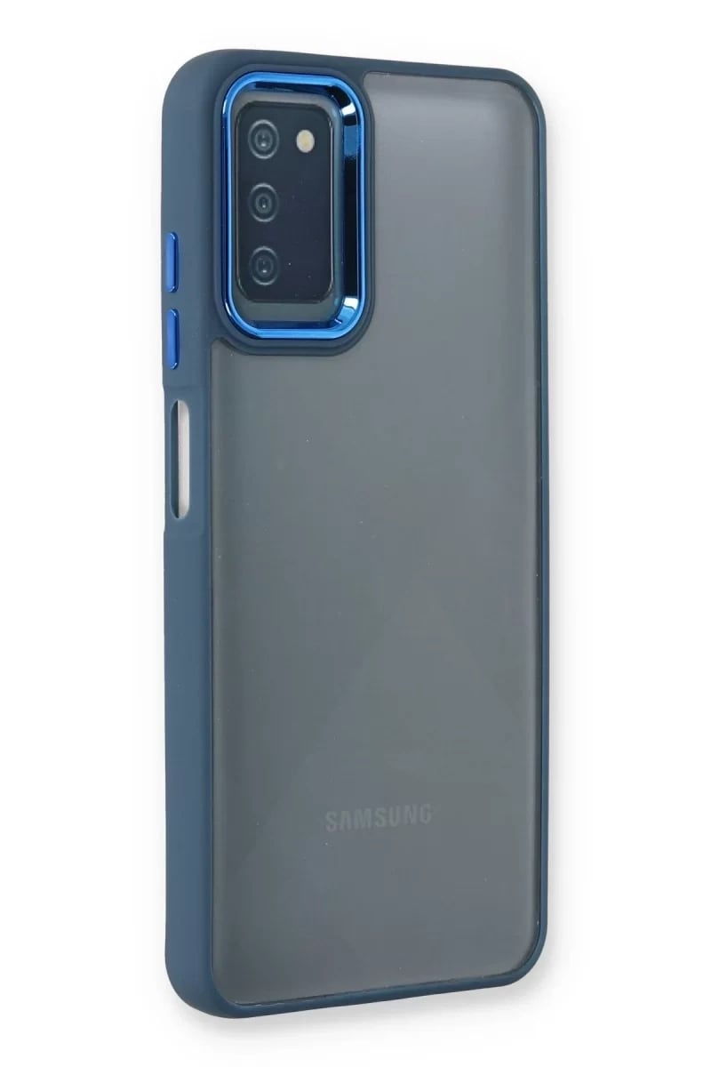 Samsung Galaxy A03S Kılıf Dora Kapak - Mavi