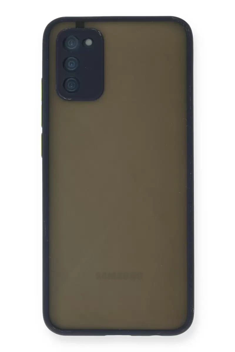 Samsung Galaxy A03S Kılıf Montreal Silikon Kapak - Lacivert