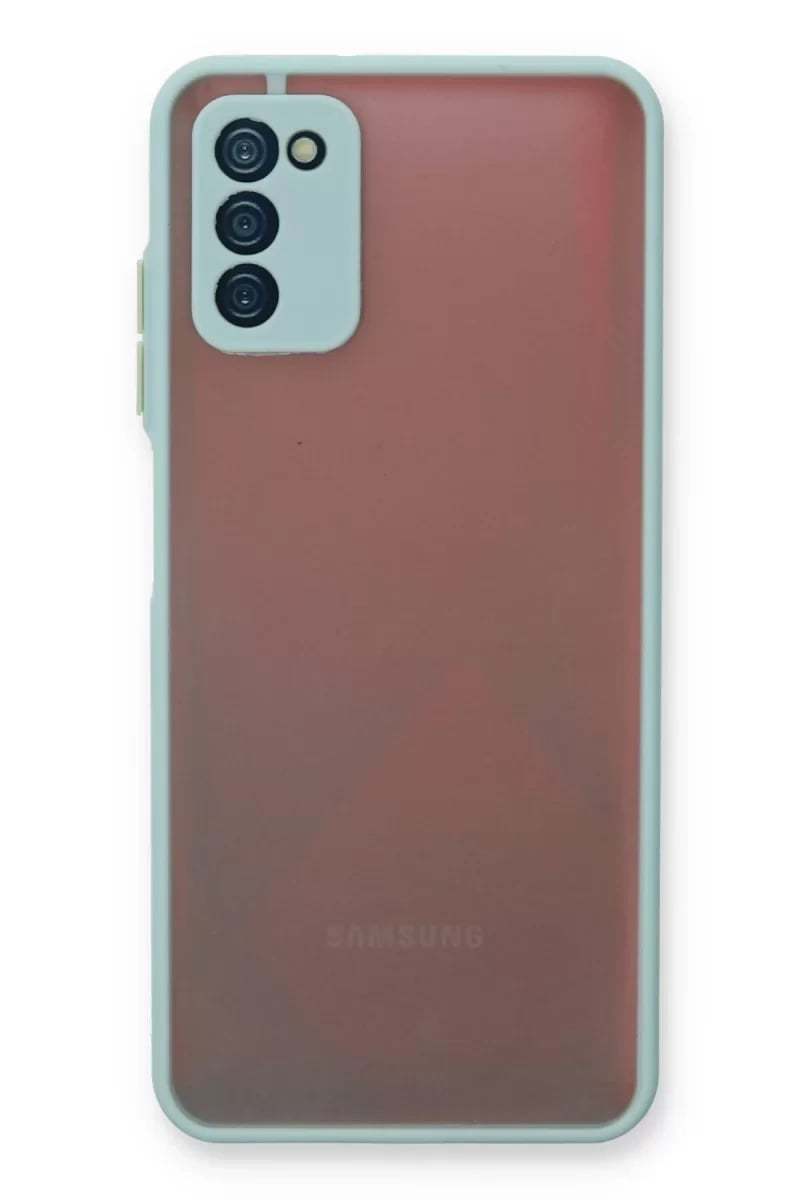 Samsung Galaxy A03S Kılıf Montreal Silikon Kapak - Turkuaz