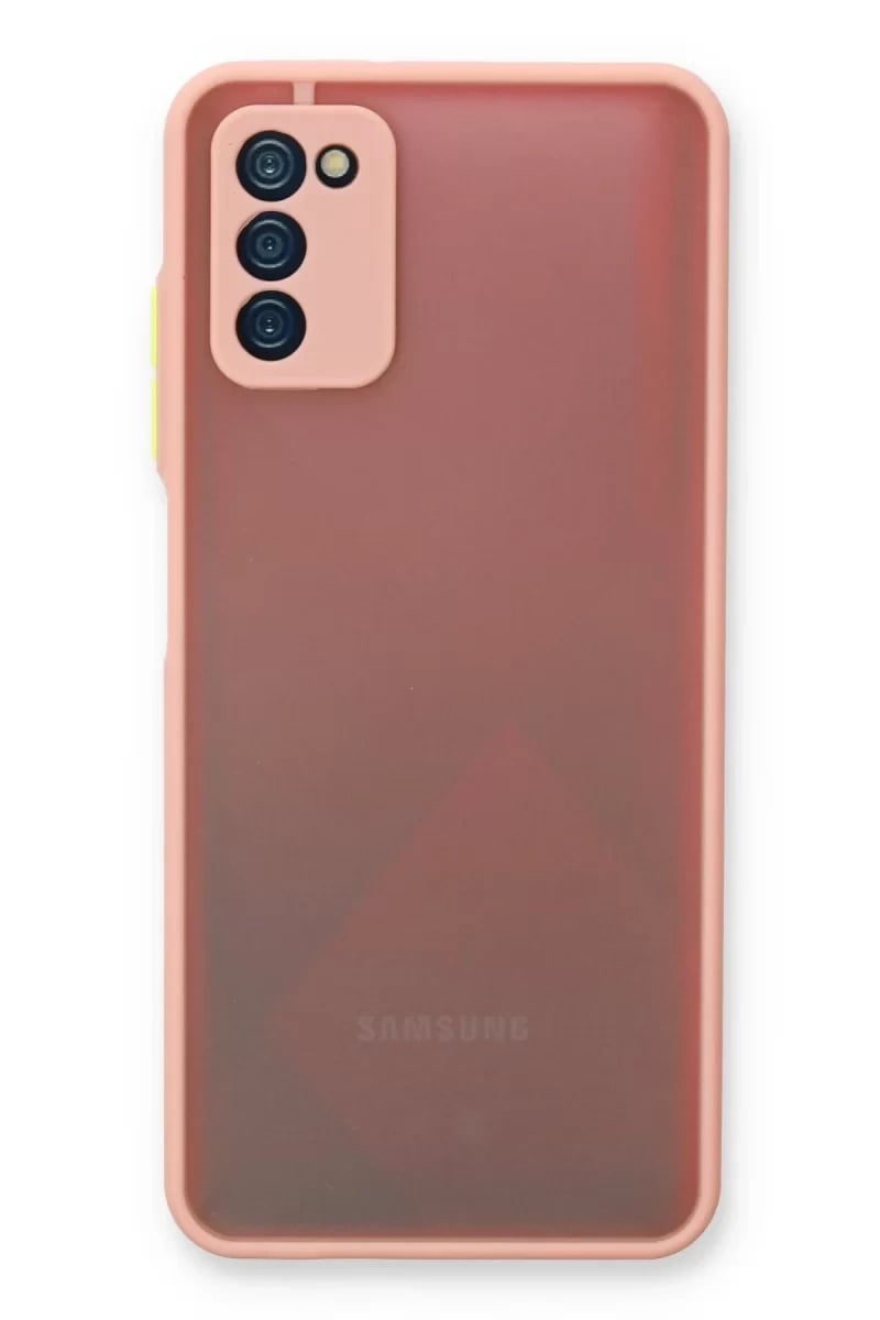 Samsung Galaxy A03S Kılıf Montreal Silikon Kapak - Pembe