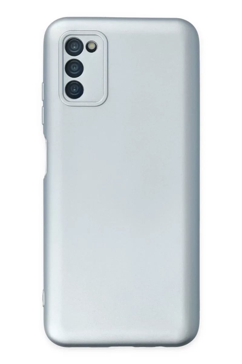 Samsung Galaxy A03S Kılıf Nano içi Kadife Silikon - Sky Blue