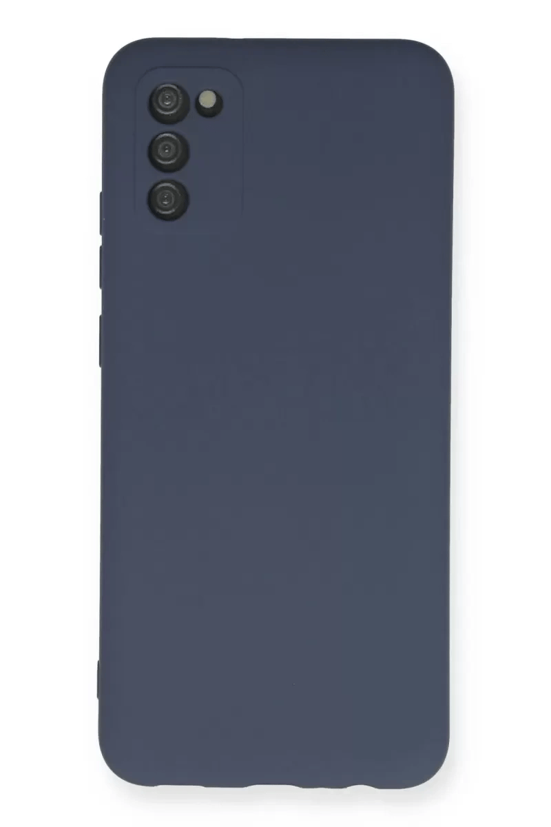 Samsung Galaxy A03S Kılıf Nano içi Kadife Silikon - Gri