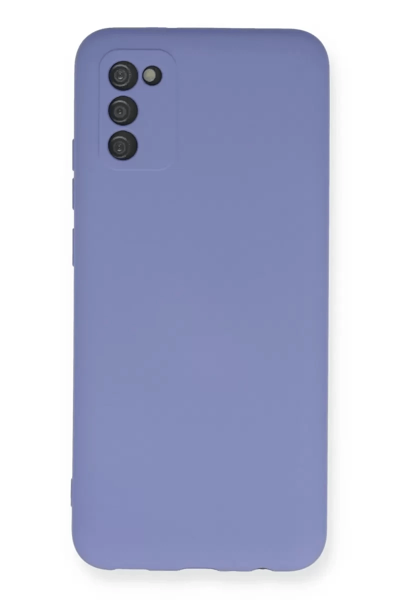 Samsung Galaxy A03S Kılıf Nano içi Kadife Silikon - Lila