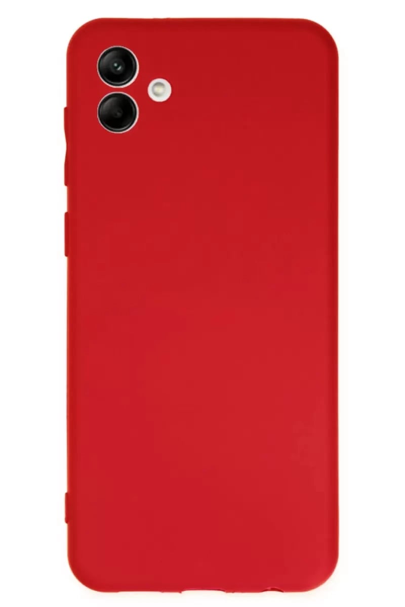 Samsung Galaxy A04 Kılıf First Silikon - Kırmızı
