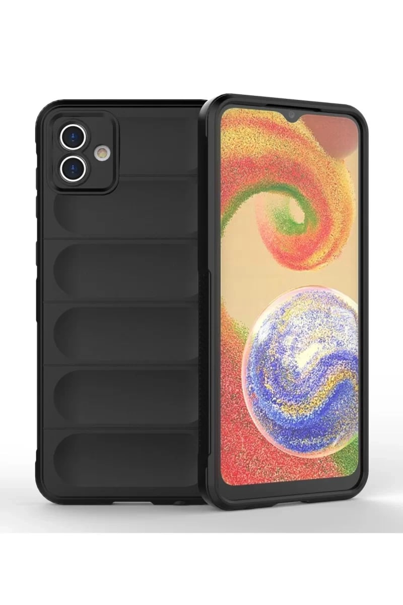Samsung Galaxy A04 Kılıf Optimum Silikon - Siyah