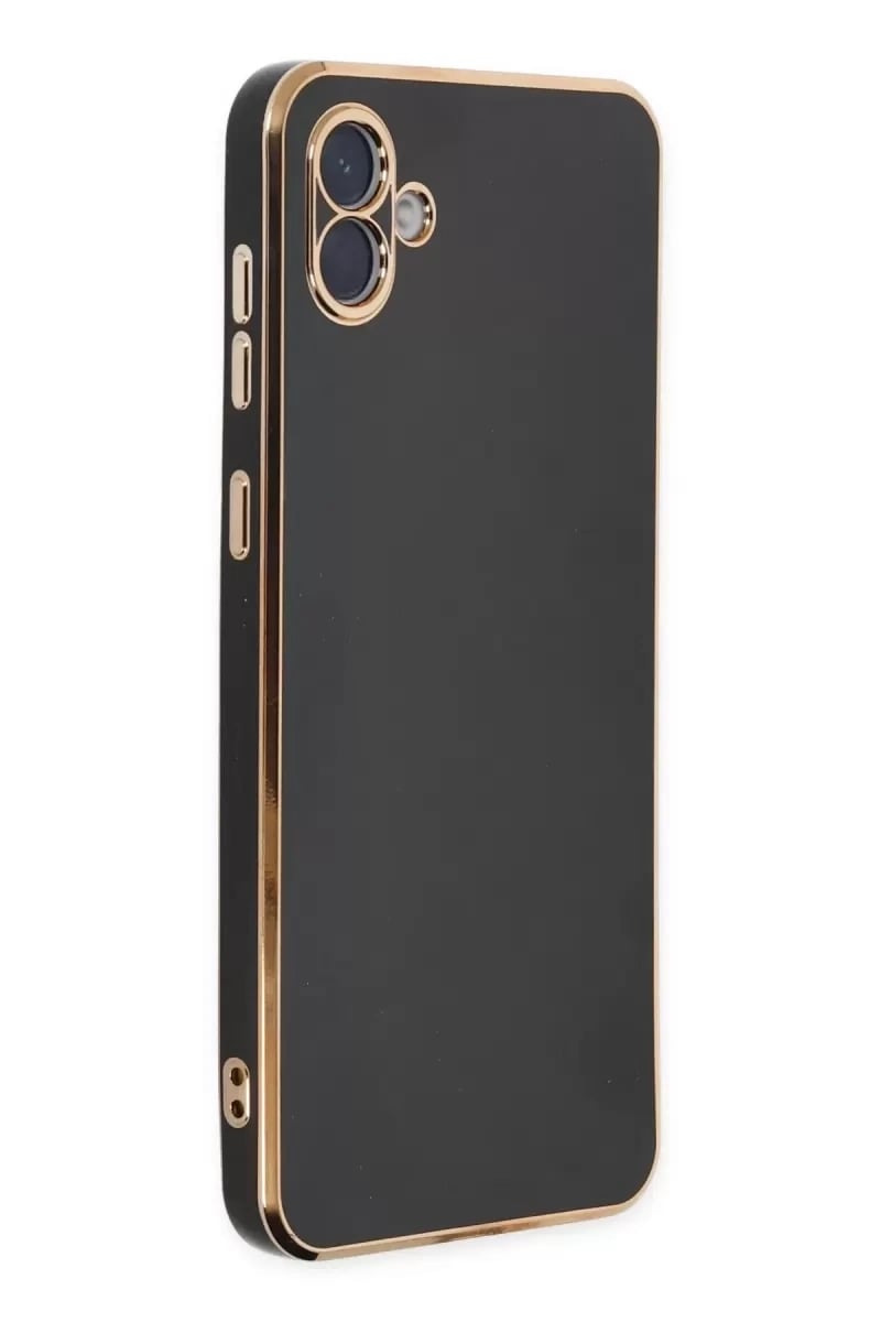 Samsung Galaxy A04 Kılıf Volet Silikon - Siyah