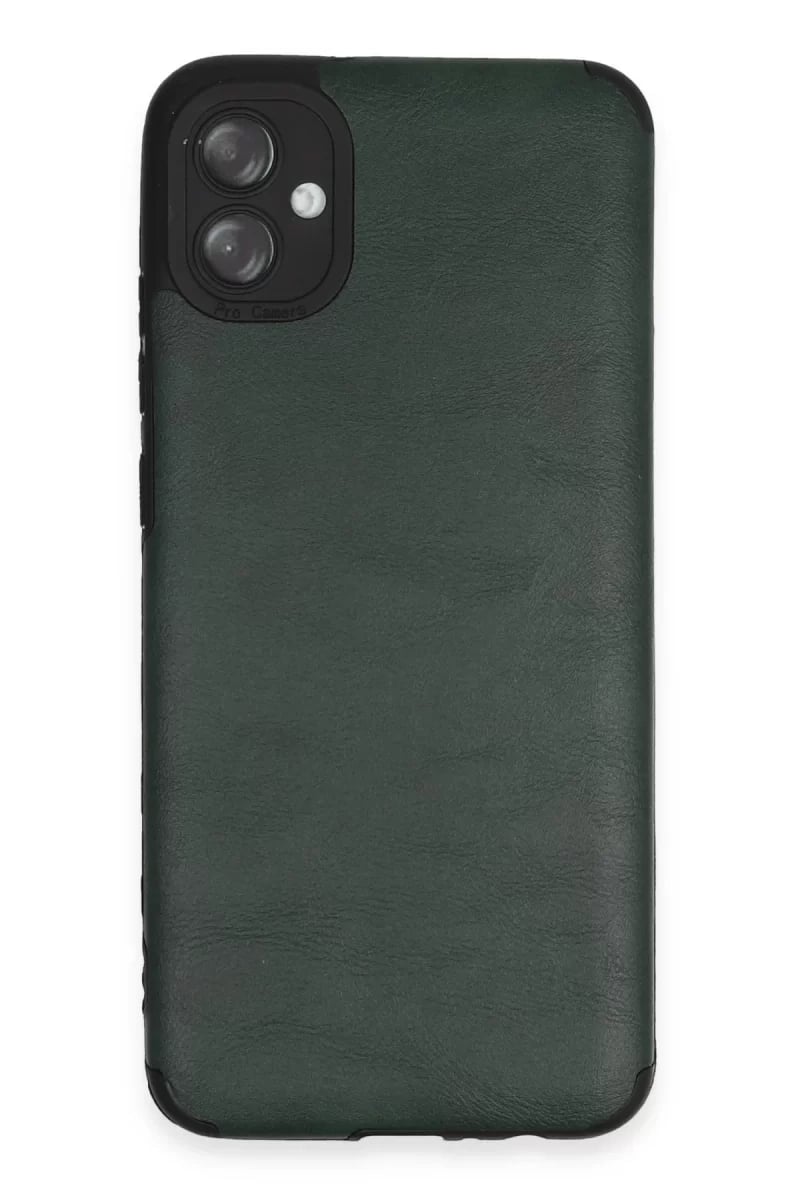Samsung Galaxy A04E Kılıf Loop Deri Silikon - Yeşil