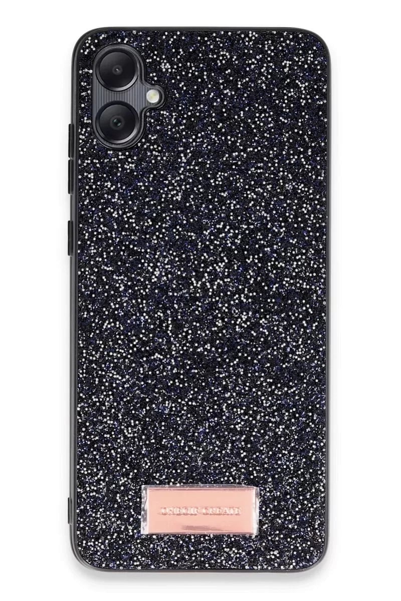 Samsung Galaxy A05 Bright Simli Kapak - Siyah