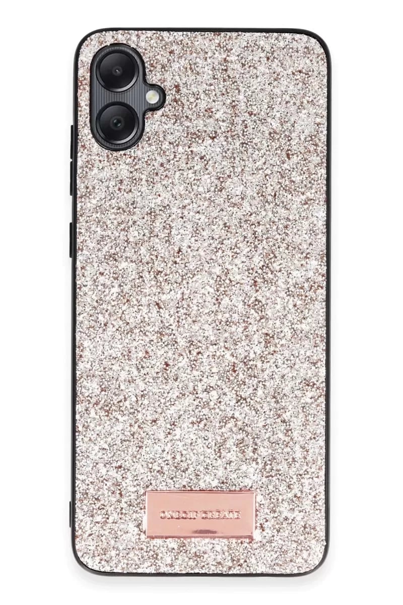 Samsung Galaxy A05 Bright Simli Kapak - Gold