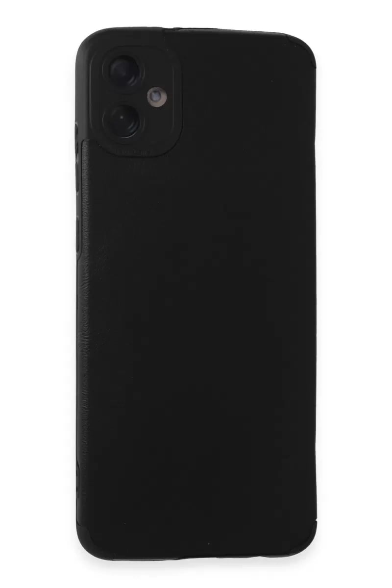 Samsung Galaxy A05 Kılıf Loop Deri Silikon - Siyah