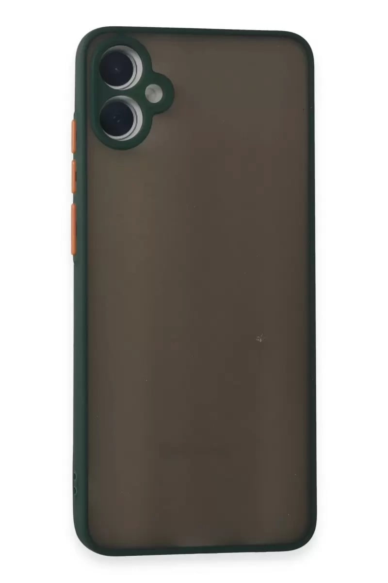 Samsung Galaxy A05 Kılıf Montreal Silikon Kapak - Yeşil