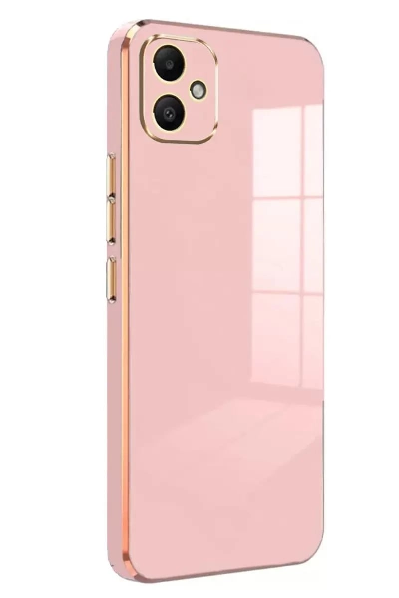 Samsung Galaxy A05 Kılıf Volet Silikon - Pembe