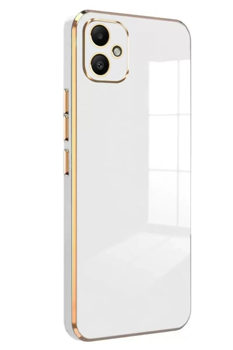 Samsung Galaxy A05 Kılıf Volet Silikon - Beyaz