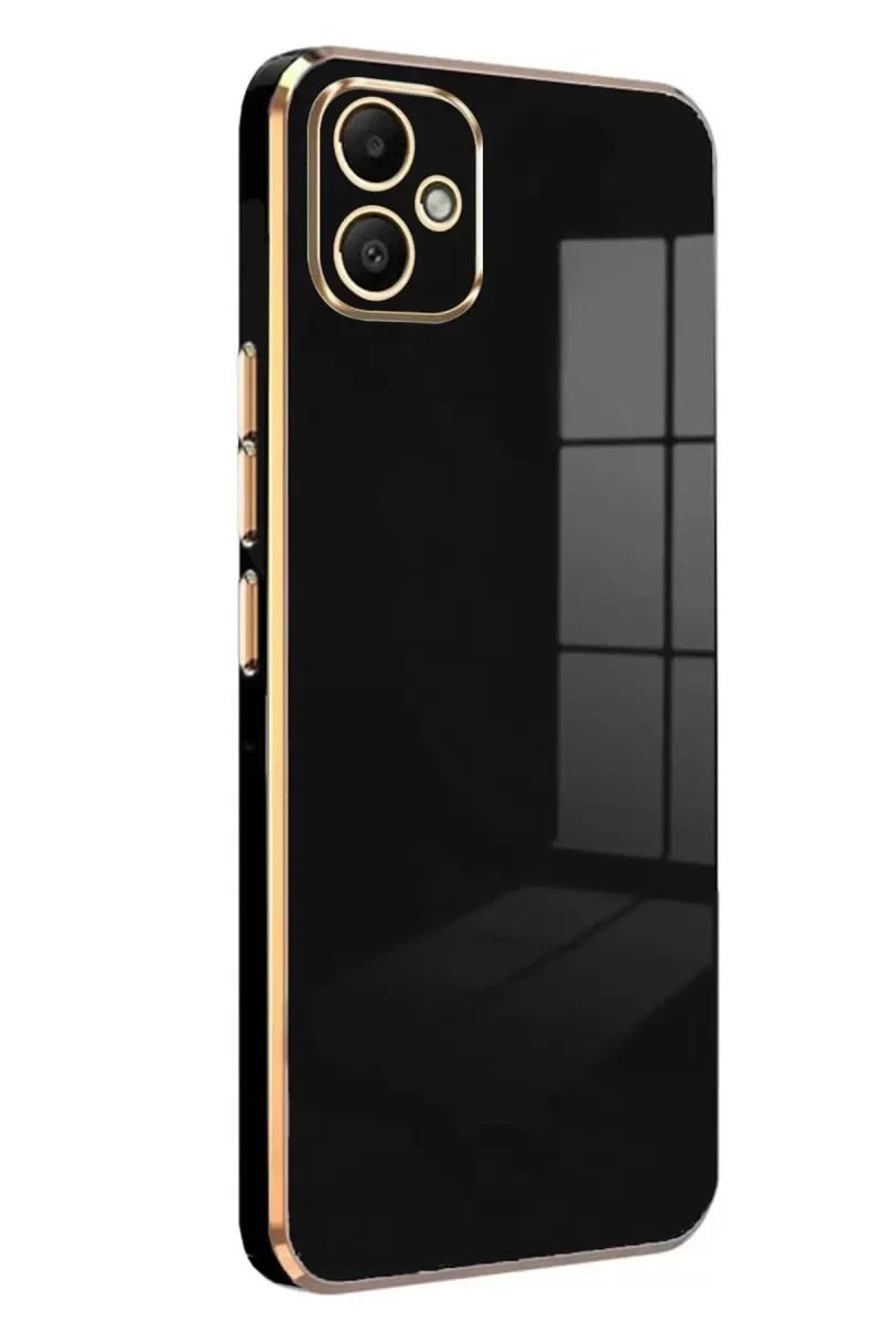 Samsung Galaxy A05 Kılıf Volet Silikon - Siyah