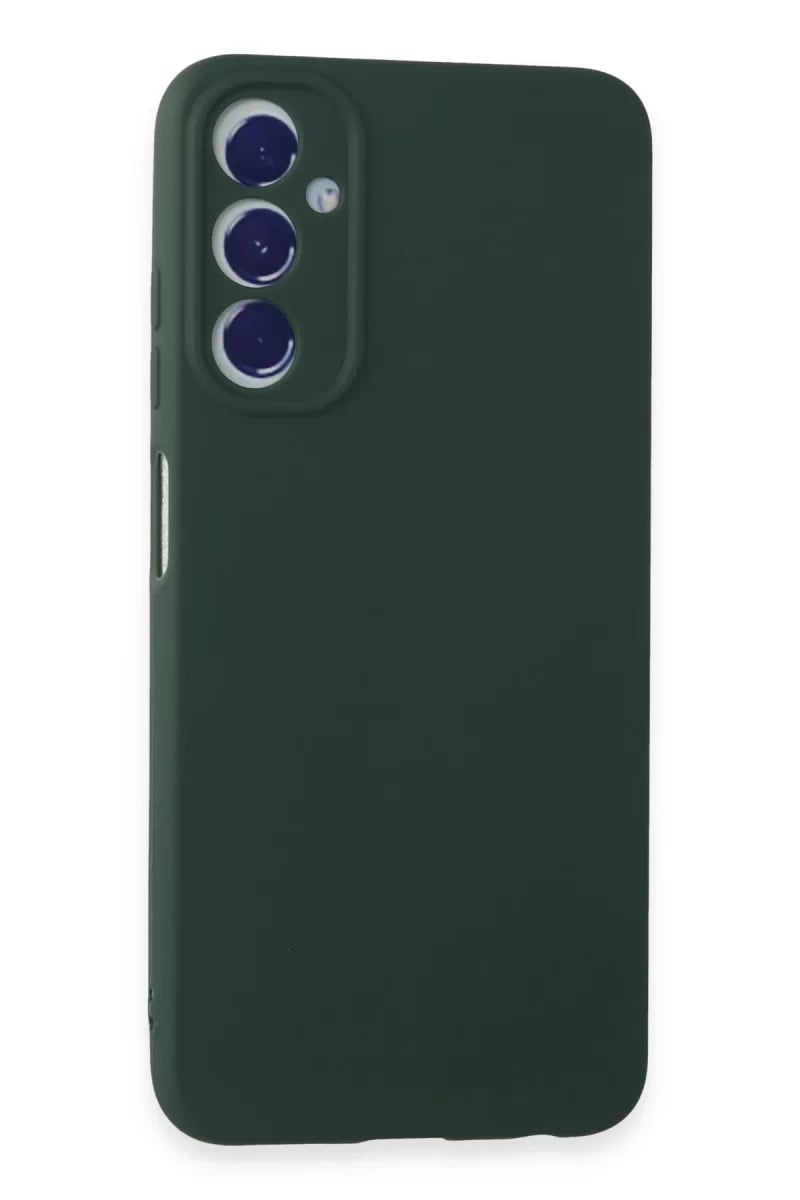 Samsung Galaxy A05S Kılıf First Silikon - Koyu Yeşil