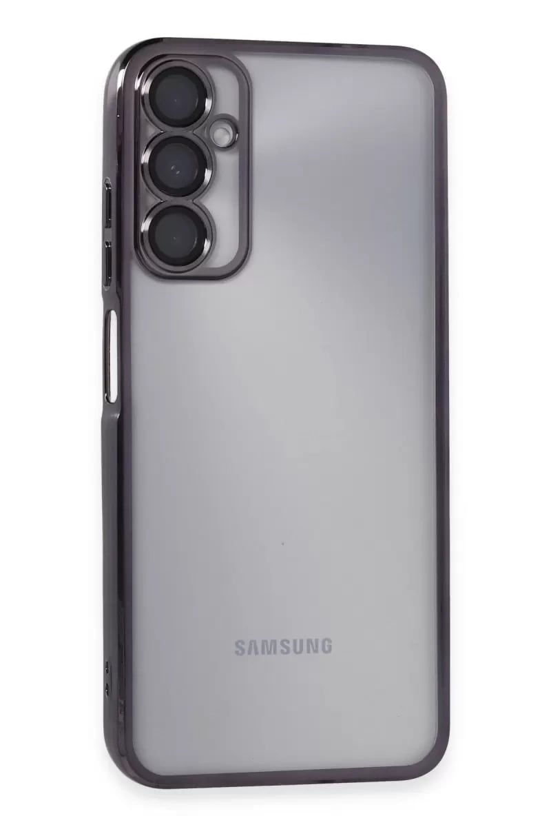 Samsung Galaxy A05S Kılıf Lensli Silikon - Mor