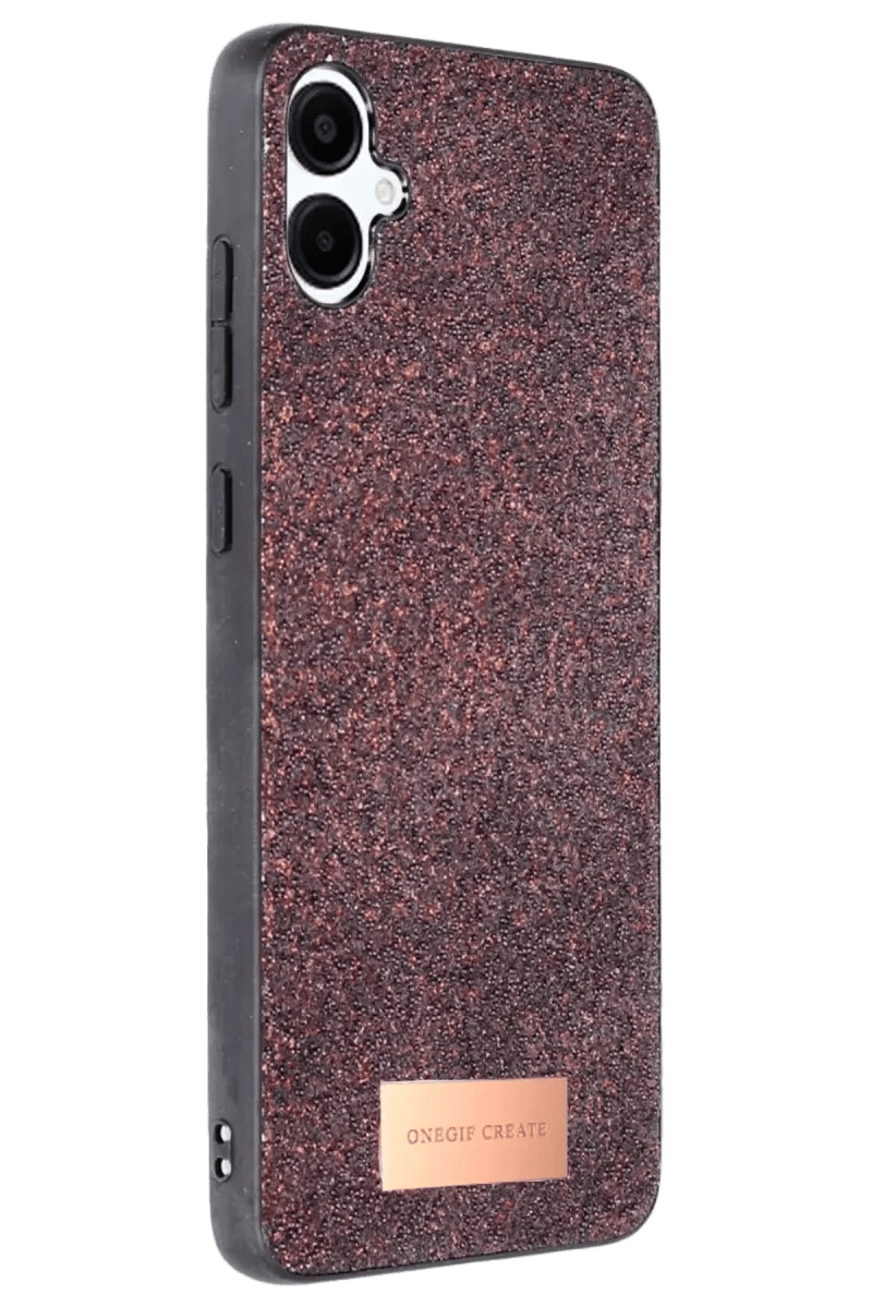 Samsung Galaxy A06 Bright Simli Kapak - Derin Mor